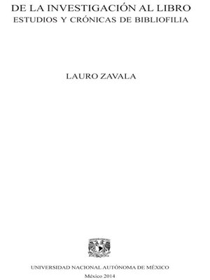 cover image of De la investigación al libro